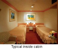 Typicl inside cabin