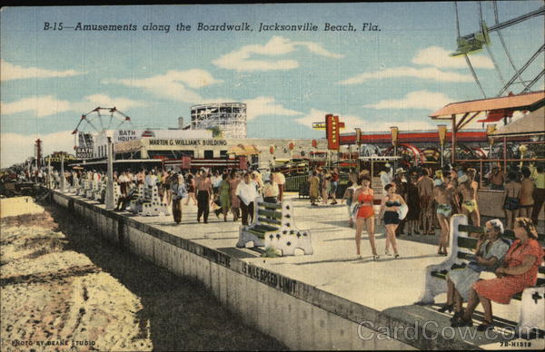 Jacksonville Beach boardwalk