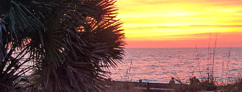 Sunset at Caspersen Beach Florida