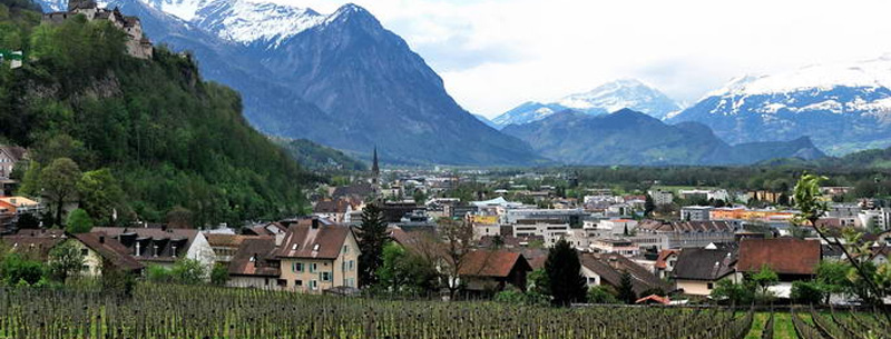 Vaduz, capital city of Liechtenstein