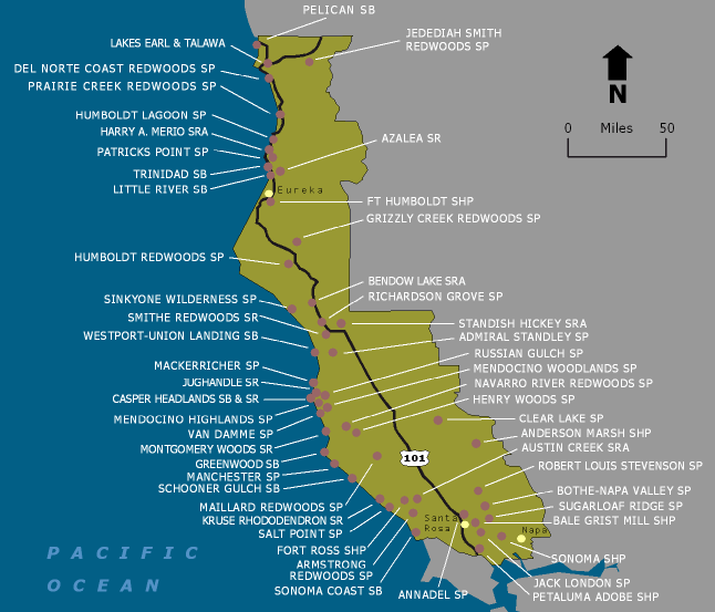 North Coast State Parks and Beaches