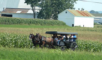 Amish activities in Lancaster County Pennsylvania