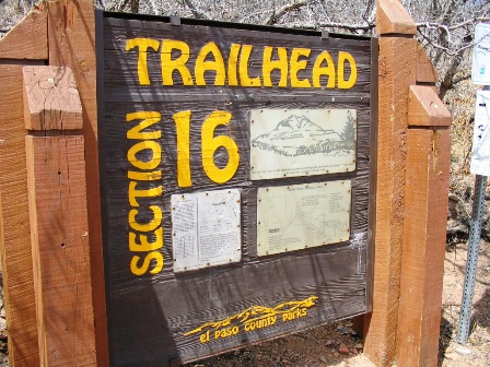 Section 16 trailhead