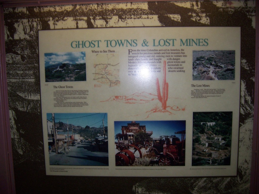 Ghost Towns and lost mines of Arizona information
