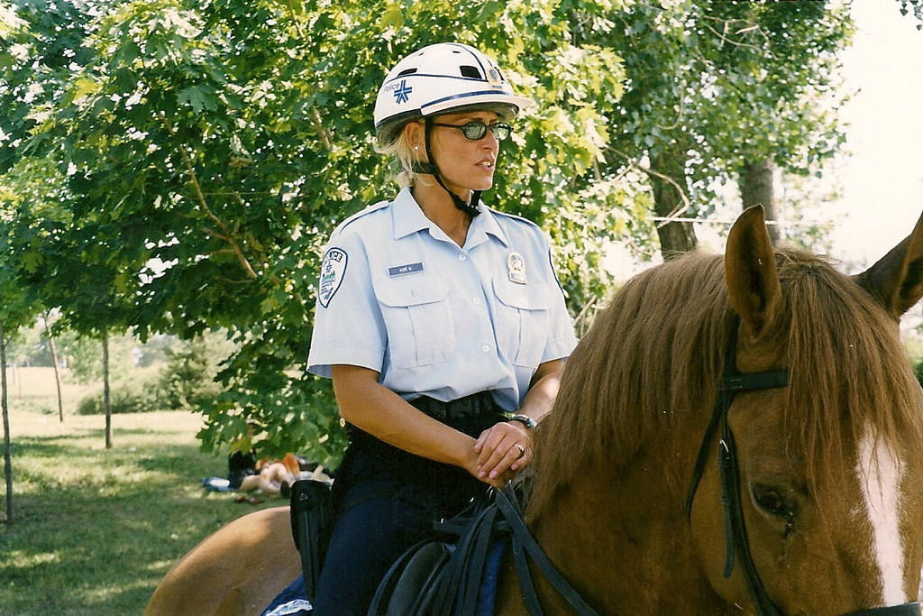 Mounted police, Montréal, Canada