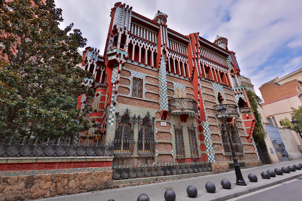 Gaudi's Casa Vicens, Barcelona, Spain