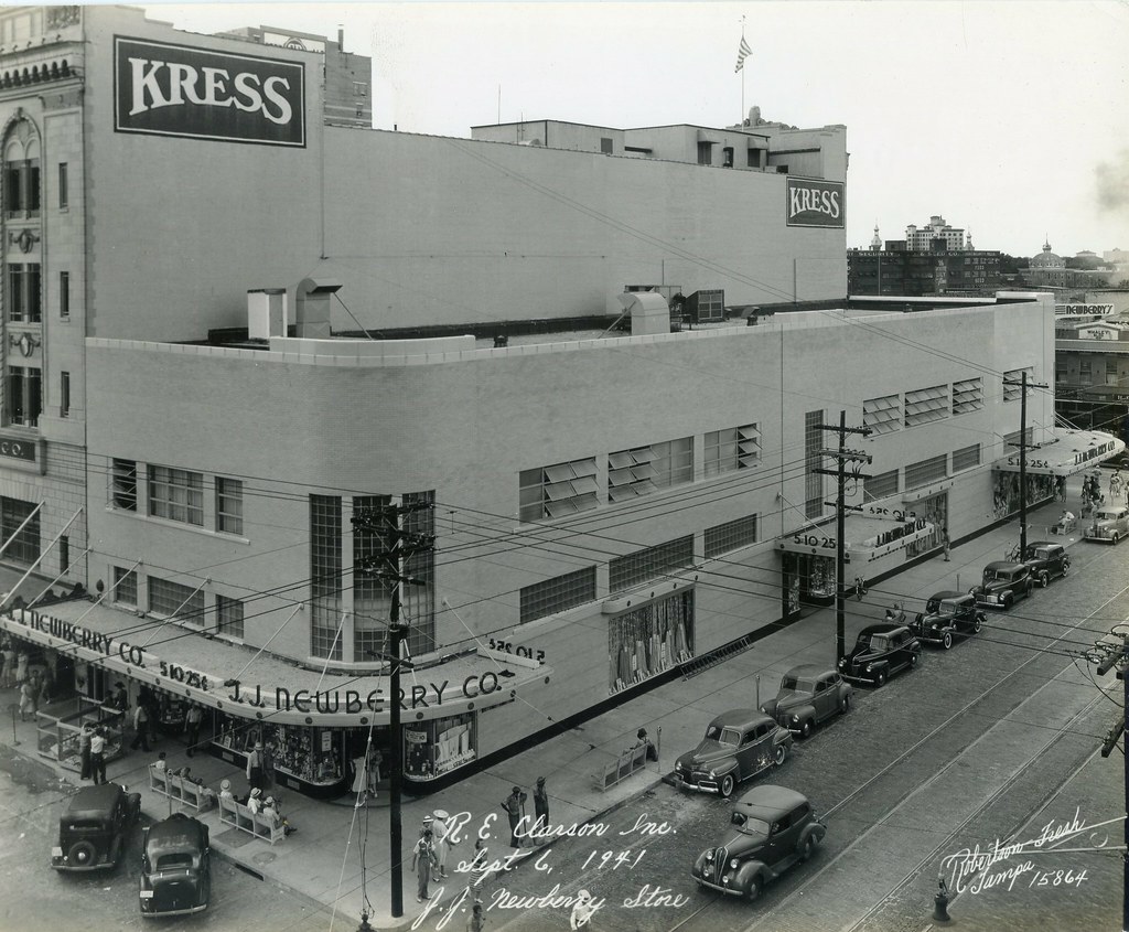 S.H. Kress And J.J. Newberry Store Downtown Tampa Florida 1941