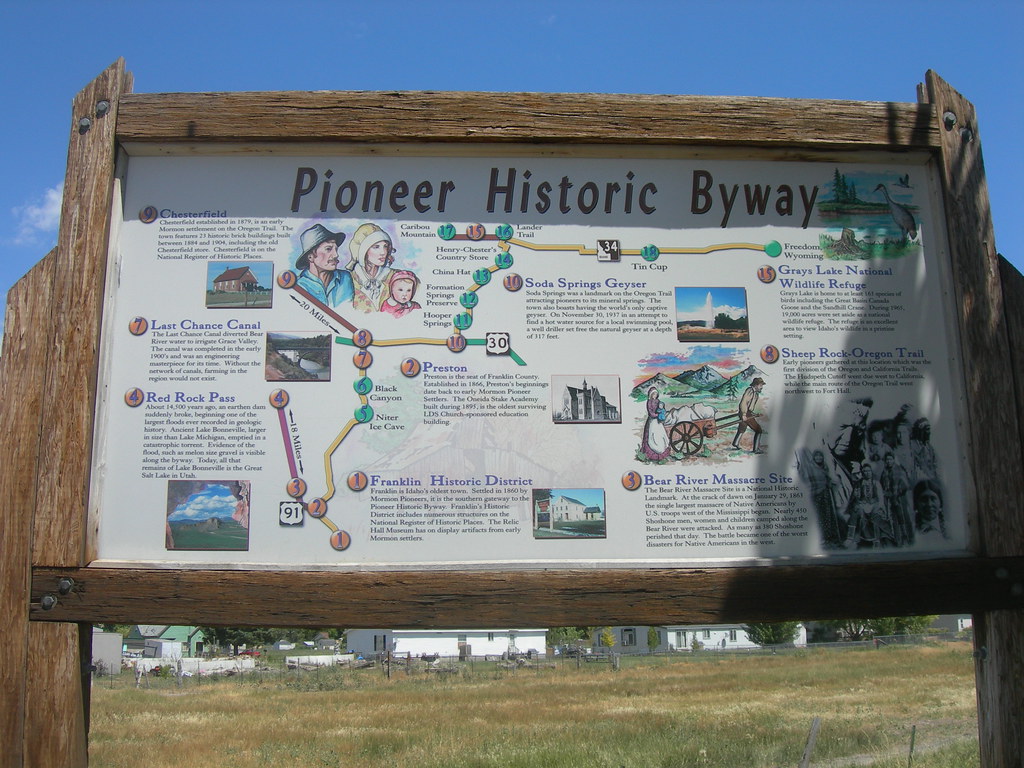 Pioneer Historic Byway Marker