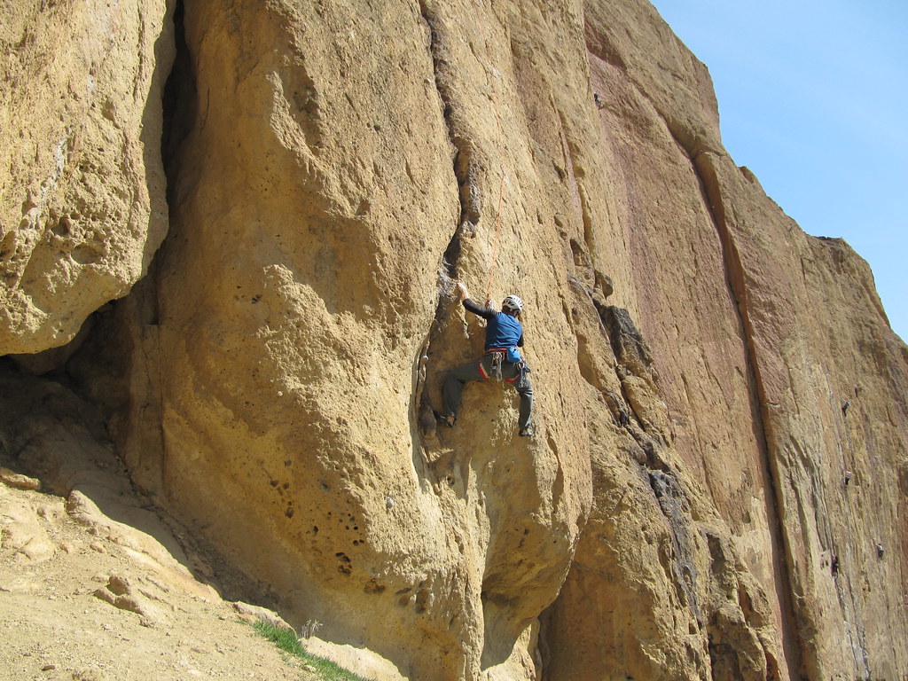 rock climbing trip to Smith Rock, Oregon