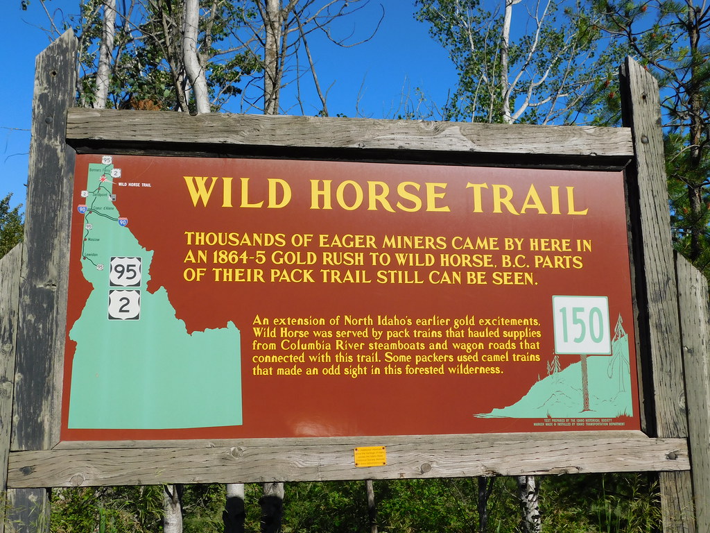 Wild Horse Trail Historic Marker