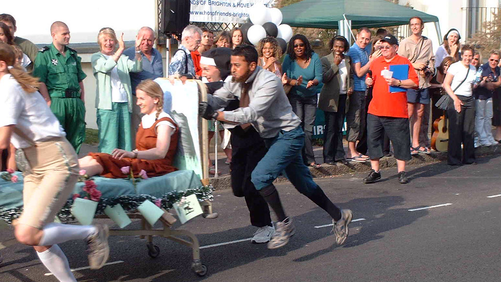 Bed Race for Charity
