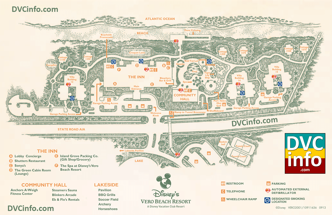 Disney’s Vero Beach Map