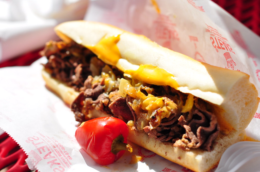 Pat's King of Steaks Philly Cheesesteak