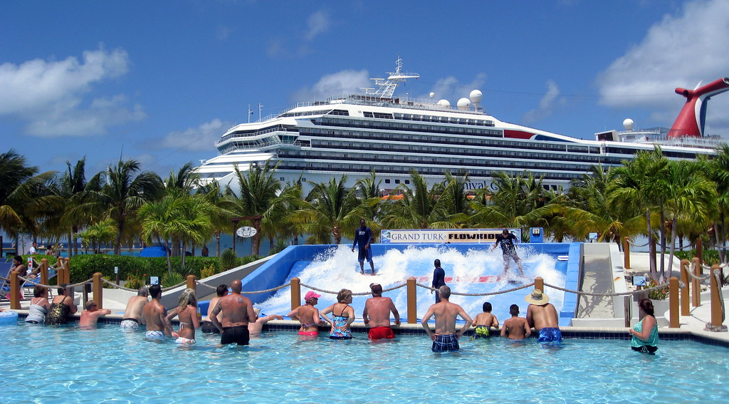 Turks and Caicos Islands - Grand Turk - Jimmy Buffett’s Margaritaville - Swimming Pool & Flowrider