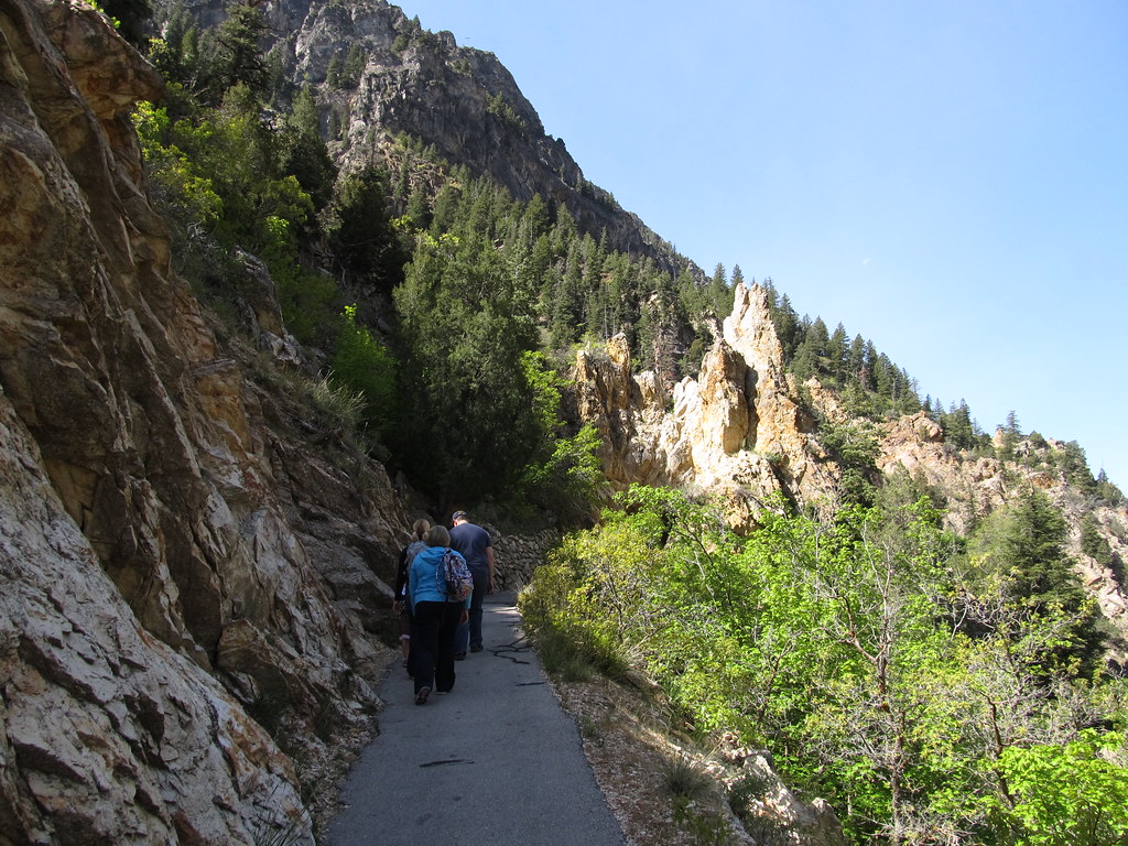 Hike to Timpanogos Cave, Timpanogos Cave National Monument, American Fork Canyon, Utah